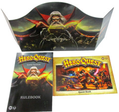 HeroQuest GAME MASTER SCREEN & RULEBOOK & QUEST BOOK Avalon Hill NEW!!