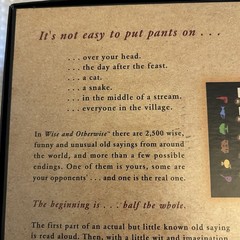 Wise and Otherwise Board Game – COMPLETE 1997 Trivia Party Word Family