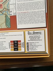 Multi-Man Publishing Korea: The Forgotten War War Board Game Complete Game