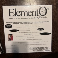 NEW!! 1996 ELEMENTO Periodic Table Learning Educational Board Game Science Fun