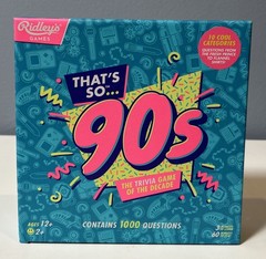 THAT’S SO 90s ~ Contains 1000 Questions ~ Ridley’s Games ~ NEW SEALED BOX