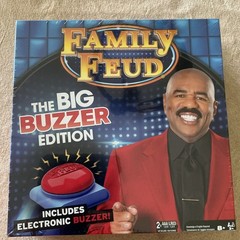NEW SEALED Family Feud The Big Buzzer Edition Board Game Electronic Buzzer