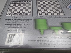 Commander-In-Chief Chess & Checkers Board Game Toy NEW Military
