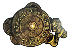 Jim Henson’s The Labyrinth The Board Game Replacement Clock Spinner Card