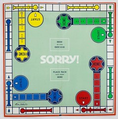1972 Sorry! Game by Parker Brothers Complete in Very Good Condition FREE SHIP