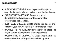 Fallout Board Game (2017) Post Apocalyptic Adventure Game 1-4 Players Ages 14 +