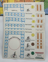 1987 Winning: The Bicycle Race Game by JT West Medias Complete Great Condition