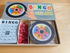 Vintage Whitman BINGO W/Plastic Number Selector