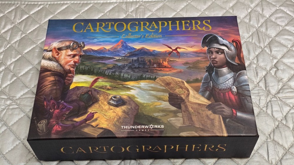 Cartographers Collectors Edition by Thunderworks Games 2021 – Complete