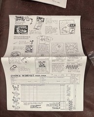 Vintage Cosmic Wimpout Dice Game C3 Inc. 1984 Rare And All Stickers None Missing