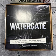 Watergate board game 3D Insert White Edition Capstone Games Matthias Cramer