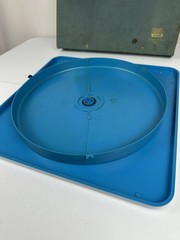 Vintage Scrabble Deluxe Edition Game Rotating Turntable 100% Complete