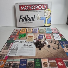 Fallout Monopoly Collector’s Edition Board Game 2016 (all 6 Collectible tokens)