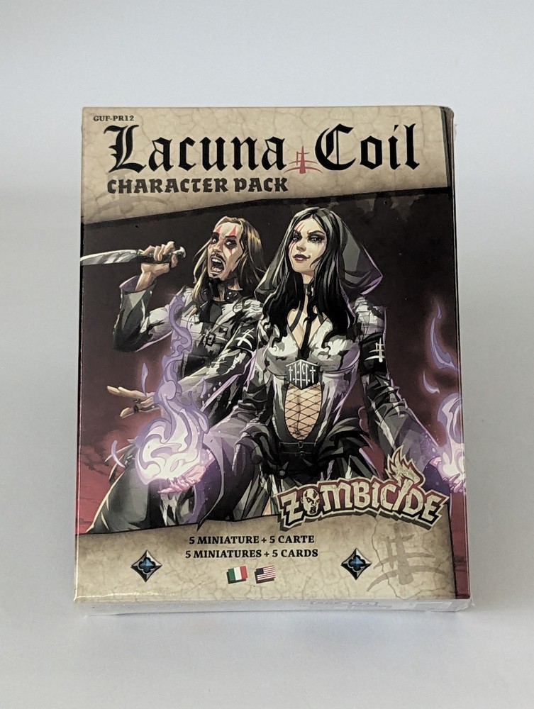 Zombicide White Death CMON SDCC 2024 Exclusive Lacuna Coil Miniature Board Game
