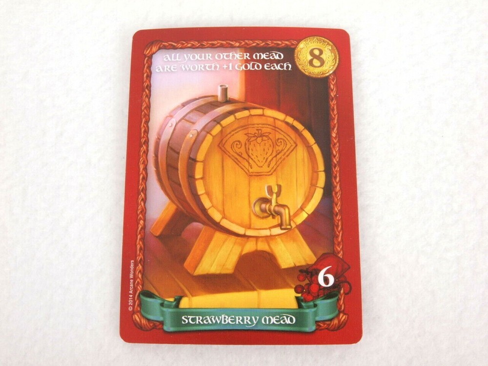 Sheriff of Nottingham Arcane Wonders Game Gen Con Promo Card STRAWBERRY MEAD