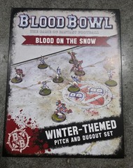 Games Workshop Blood Bowl: Blood on the Snow Winter Pitch & Dugout Set