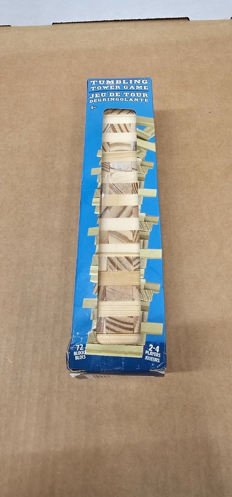 72 PCS SET Tumbling Tower Game Wooden Stacking Blocks DOUBLE the Qty & Fun