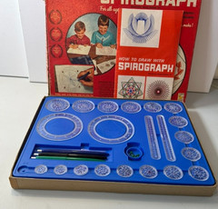 KENNER SPIROGRAPH #401 Blue Tray Box & Instructions Missing READ Vintage 1967