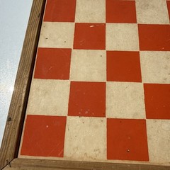 Vtg Wa-Hoo Wahoo Game Board Creative Designs Texas Indian Western Framed Checker