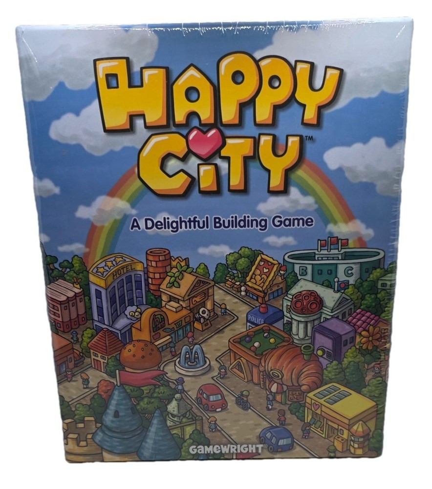 Happy City Board Game 2021 Strategy Building Card Game – New Sealed