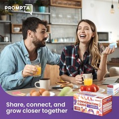 Prompta 600 Conversation Cards for Couples – Light, Medium, and Deep GettoKno…