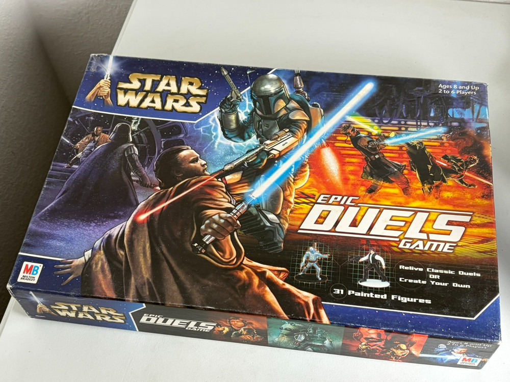 Star Wars Epic Duels Board Game 2002 Milton Bradley 100% Complete Lots of pics