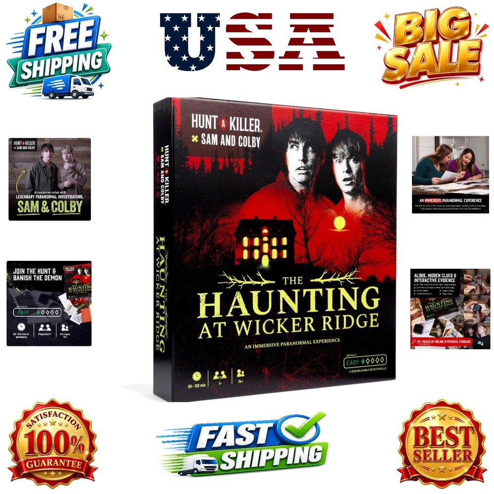 x Sam and Colby: The Haunting At Wicker Ridge, an Immersive Ghost Hunters Exp…