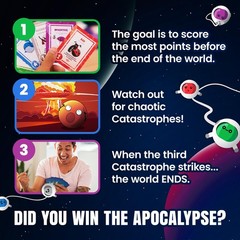End of the World Card Game – Fun Strategy Game for 2-6 Players, Easy to Learn