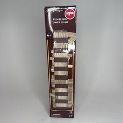 Classic Games Tumbling Tower Game Wooden Blocks 72 Pieces Ages 6+ – Open Box