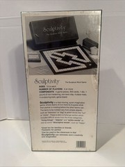 Sculptivity The Sculpture Word Game Clay Board Game New Sealed Vintage 1987
