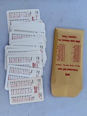 Vintage APBA Golf Game Lot – 7 packs of cards – 7 Courses and more