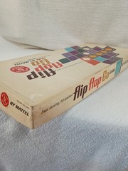 Vintage 1962 Mattel Flip Flop Go Board Game Strategy Complete Retro Rare
