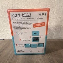 Helvetiq Chit Chat Party Trivia Card Game, 2-8 Players, Ages 10+