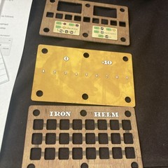 Iron Helm Board Game Wooden Accessories Miniatures