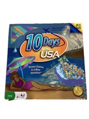 10 Days in the USA Board Game – Family Edition (2014) ~ COMPLETE