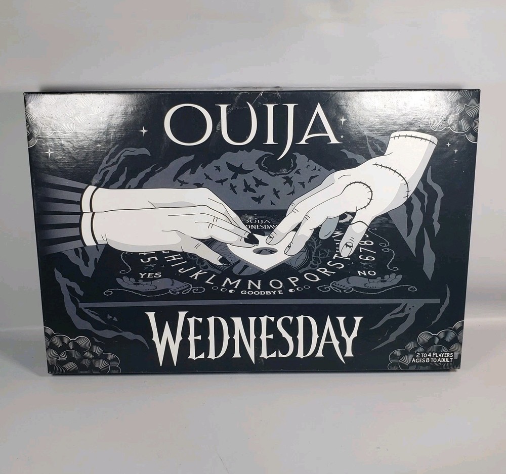 Wednesday Addams Glow in the Dark Ouija Board – Complete – Light Box Damage
