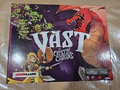 Vast: The Crystal Caverns Leder Games Board Game 1-5 Players Ages 10+ 2017