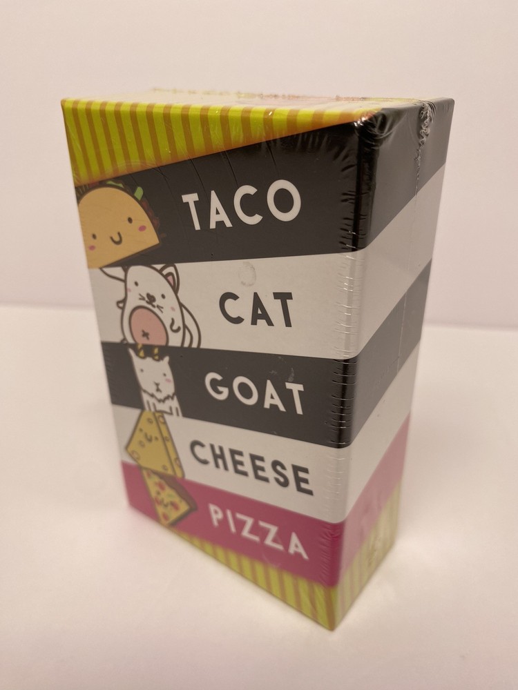 TACO CAT GOAT CHEESE PIZZA Family Card Game New & Sealed Box 2-8 Players