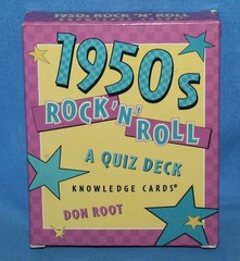 Pomegranate Don Root 1950s Rock n Roll Quiz Deck Knowledge Cards Complete
