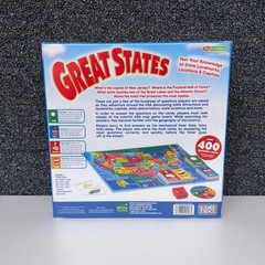 Game Zone Great States Board Game Geography Trivia 400 Cards P20026 NEW