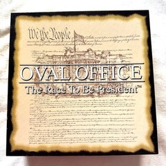 Vintage 1990s Oval Office Race To Be President Board Game New in Box