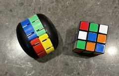 TOT PUZZLE LOT True Challenge Magnetic Puzzle Spin to Solve AND Rubik’s Cube