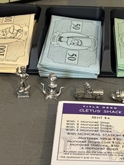 Hasbro Monopoly The Simpsons Edition Board Game Near Complete 2001 Pewter Bart