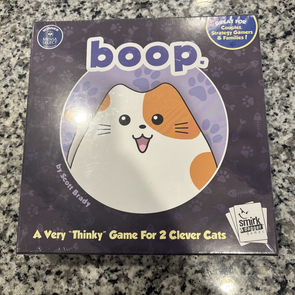 Smirk & Dagger Boop Game: Strategy and Creative Thinking Board Game for Two