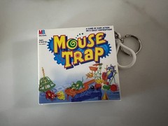 Vintage Keychain Board Games Hasbro Mattel Mouse Trap Operation Hippos & more