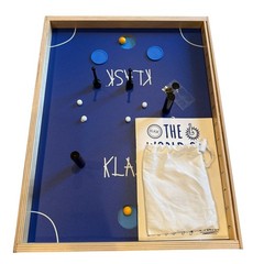 KLASK Magnetic Battle Board Game Award Winning Tabletop Strategy Game Blue