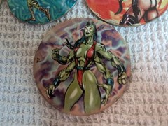 1995 Mortal Kombat Dunkin Super Cap Tazos Caps Chip Chips Vintage