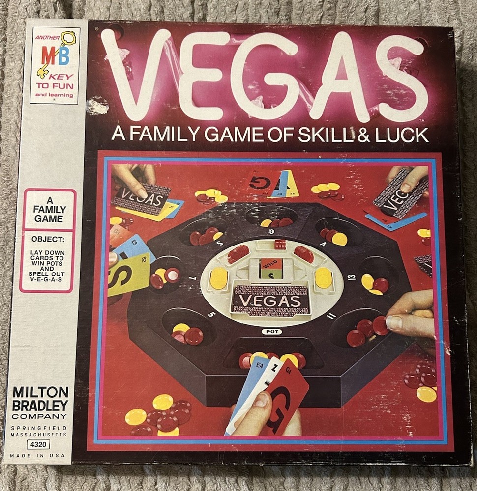 VINTAGE 1973 Milton Bradley VEGAS Board Game Complete Ages 8 to Adult #4320 EUC