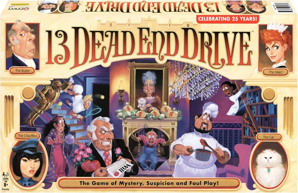 13 Dead End Drive by Winning Moves Games USA, The Deduction Game of…