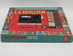 Vintage 1960 Mattel Lie Detector Game RARE Boardgame Scientific Crime Game ￼